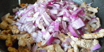 бефстроганов из свинины в сметане