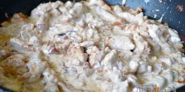 бефстроганов из свинины в сметане