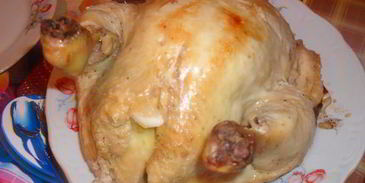 фаршированная курица к празднику