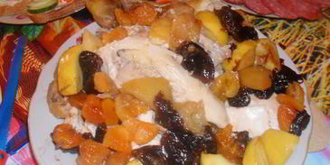 фаршированная курица к празднику