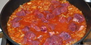 говядина по-венгерски