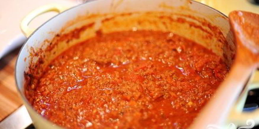 Рецепт говядины в болонском соусе