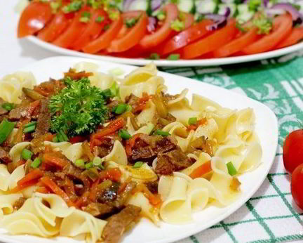 Говядина в подливе