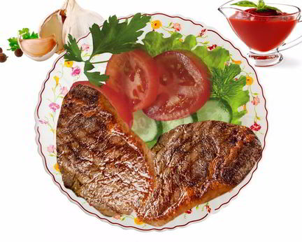 Говядина в соусе из плодов кактуса