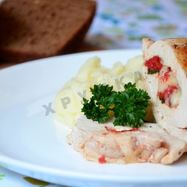 Рецепт Куриного филе с помидорами, сыром в духовке