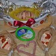 Рецепт Куриного филе с сыром, беконом и помидорами