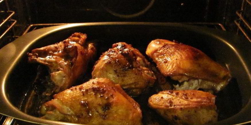 Рецепт курицы кусочками в соусе в духовке