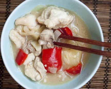 Курица с ананасами в мультиварке