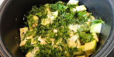 курица с кабачками в мультиварке