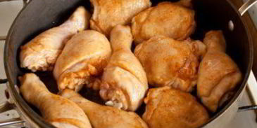 курица с рисом в томате