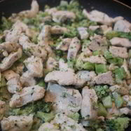 Рецепт Курицы, тушенной с брокколи