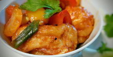 курица в кисло-сладком соусе