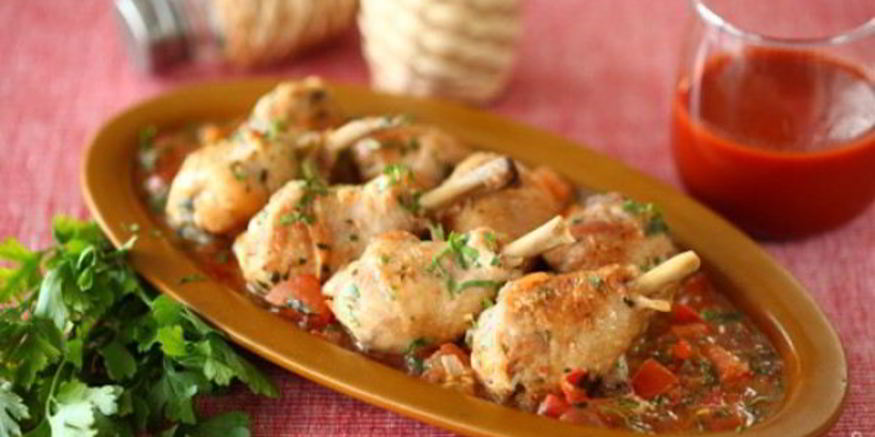 Рецепт курицы в вине