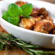 Рецепт Куропаток на гриле в малиново-мятном маринаде