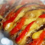 Рецепт Мяса, запеченного с сыром и помидорами