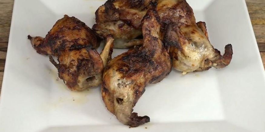 Рецепт перепелов на вертеле в медовом маринаде