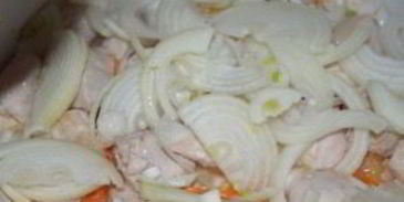 поджарка из куриного филе