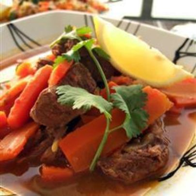 Простой тажин из баранины