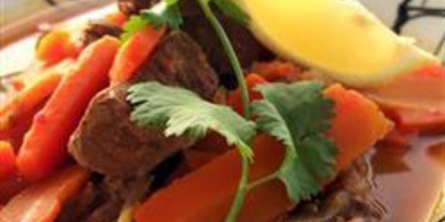 Рецепт простого тажина из баранины