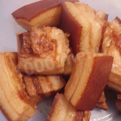 Сало горячего копчения с гвоздикой