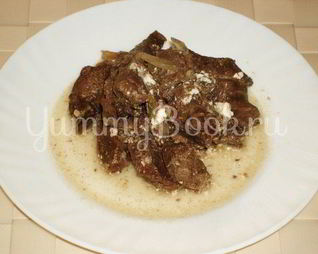 Сердце тушеное говяжье