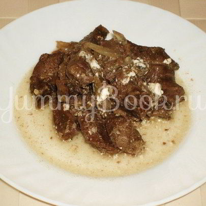 Сердце тушеное говяжье