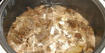 сердце тушеное говяжье