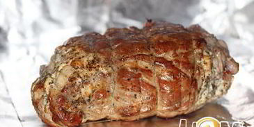 свинина фаршированная курицей и вялеными томатами