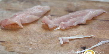 свинина фаршированная курицей и вялеными томатами