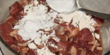 свинина под кисло-сладким соусом