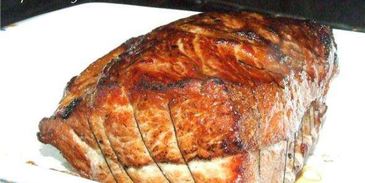 свинина с фруктами и конфитюром из киви