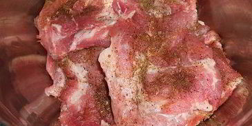 свинина с овощами