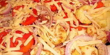 свинина с овощами