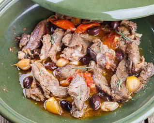 Свинина стир-фрай с розмарином