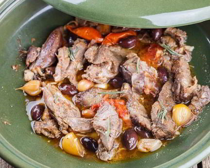 Свинина стир-фрай с розмарином