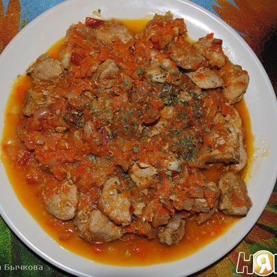 Свинина в пиве