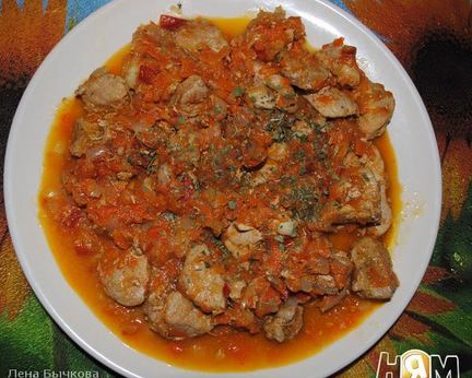 Свинина в пиве