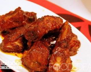 Свиные ребрышки в духовке