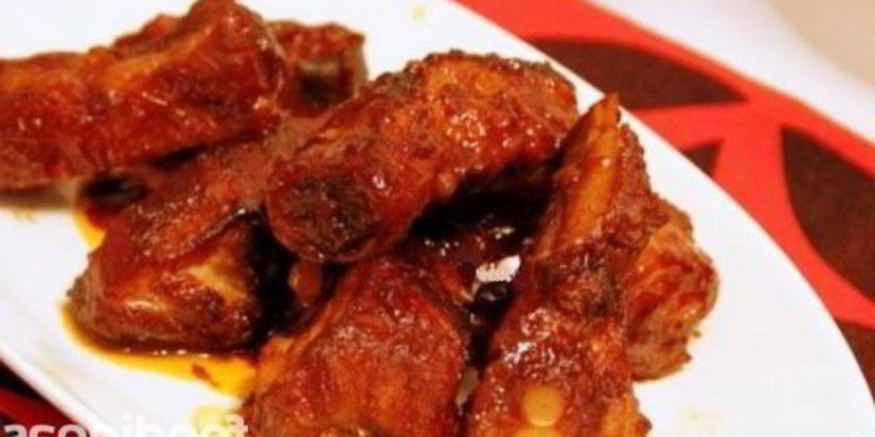 Рецепт свиных ребрышек в духовке