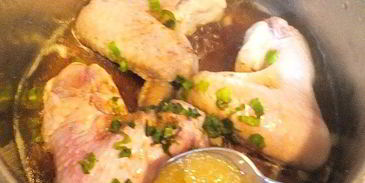 тушеные куриные крылышки летняя фантазия