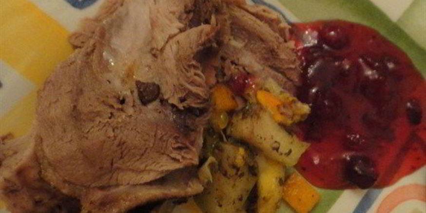 Рецепт утки с пряными фруктами