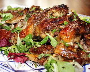 Запеченная баранья нога