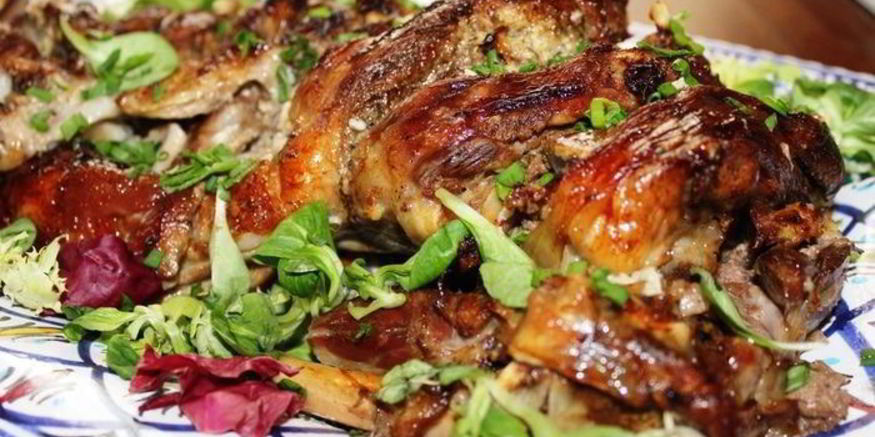 Рецепт запеченной бараньей ноги