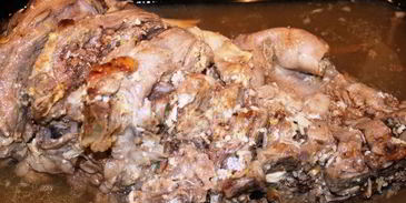 запеченная баранья нога