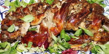 запеченная баранья нога