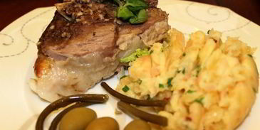 запеченная баранья нога