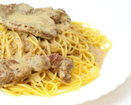 Жареная телятина