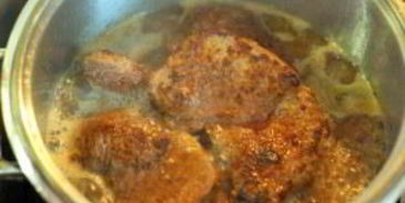 жареная телятина