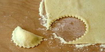 ньокки с начинкой из моцареллы