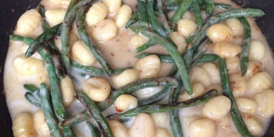 Рецепт ньокков в сливочном соусе